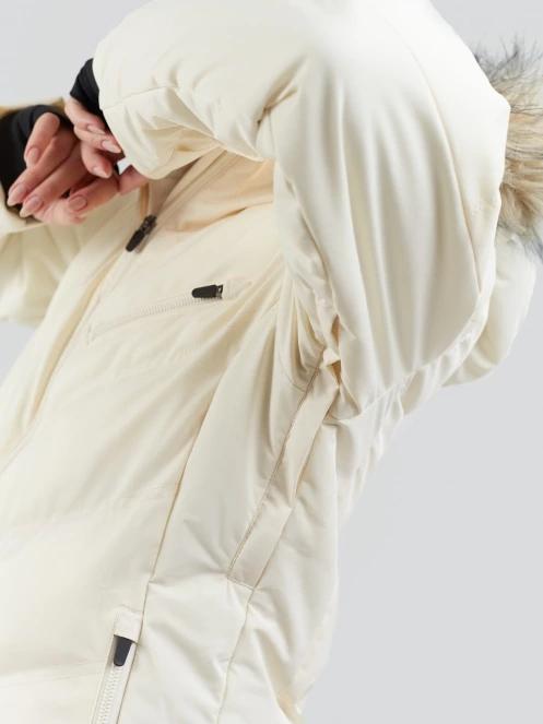 geaca de schi pt. femei Fundango Elyra Fur Padded Jacket alb 10