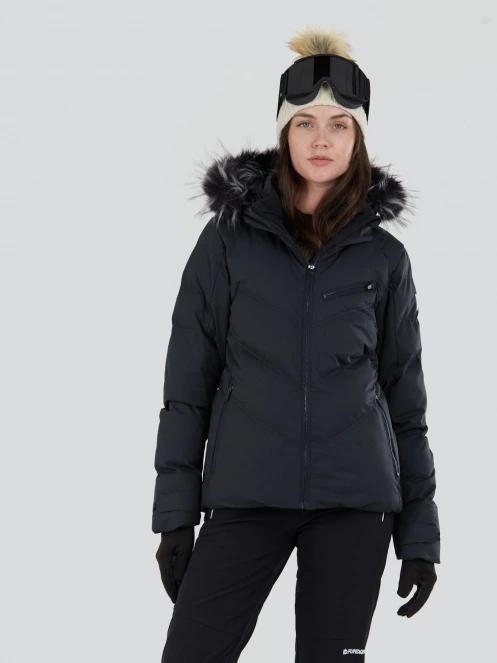 geaca de schi matlasata pt. femei Fundango Elyra Fur Padded Jacket negru 2