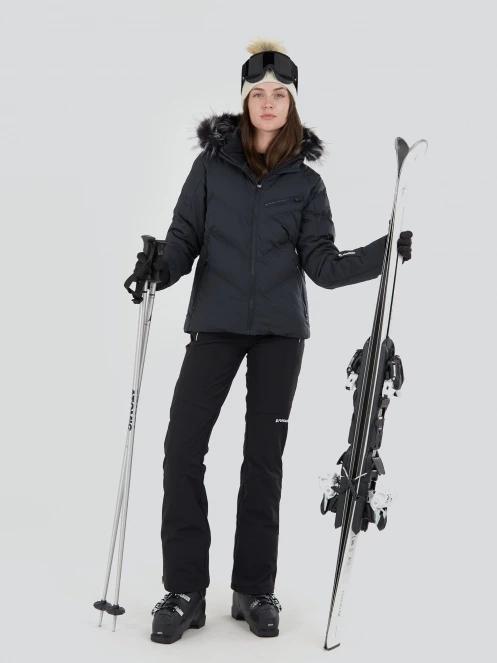 geaca de schi pt. femei Fundango Elyra Fur Padded Jacket negru 4