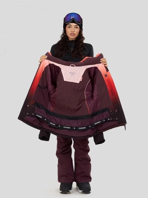 geaca de schi matlasata pt. femei Fundango Pumila Padded Jacket roz 5