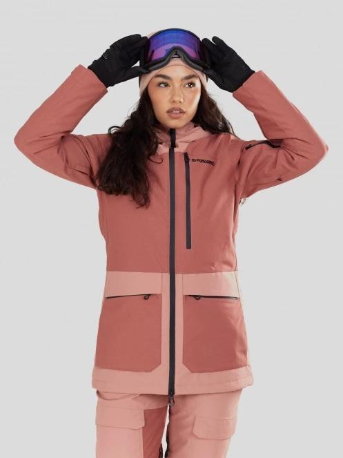 geaca de schi pt. femei Fundango Poplar ECO Jacket roz 2
