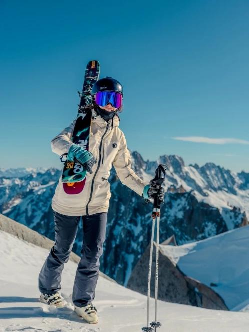 geaca de schi pt. femei Fundango Pemberton ECO Allmountain Jacket alb 10