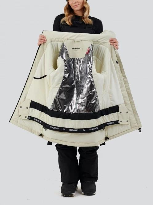 geaca de schi pt. femei Fundango Pemberton ECO Allmountain Jacket alb 5