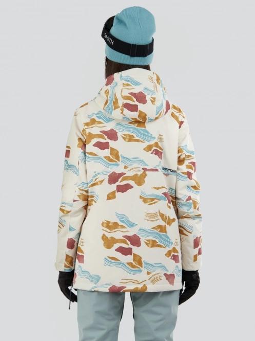 geaca de schi pt. femei Fundango Birch ECO Logo Anorak nisip 3