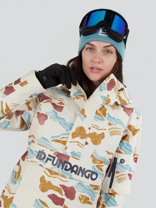 geaca de schi pt. femei Fundango Birch ECO Logo Anorak nisip 5