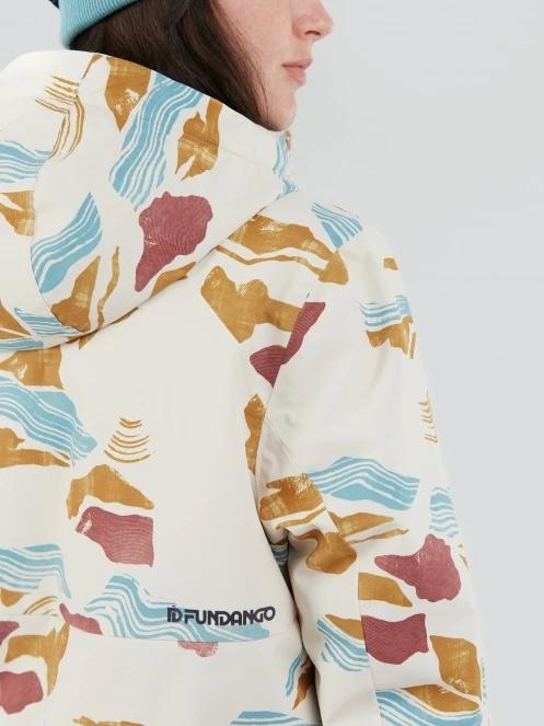 geaca de schi pt. femei Fundango Birch ECO Logo Anorak nisip 8