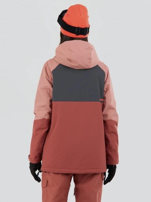 geaca de schi pt. femei Fundango Birch ECO Logo Anorak roz 3