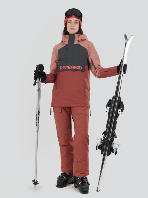 geaca de schi pt. femei Fundango Birch ECO Logo Anorak roz 4