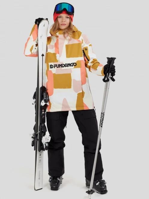 jacheta hanorac pt. femei Fundango Birch ECO Logo Anorak galben 4