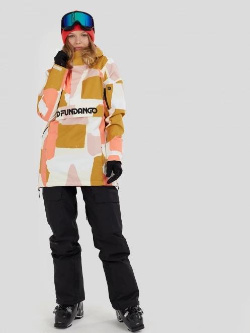 jacheta hanorac pt. femei Fundango Birch ECO Logo Anorak galben 5