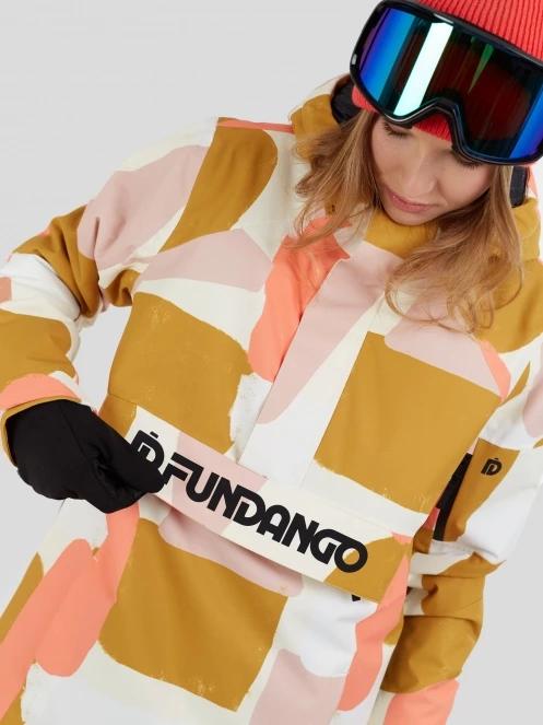 jacheta hanorac pt. femei Fundango Birch ECO Logo Anorak galben 7