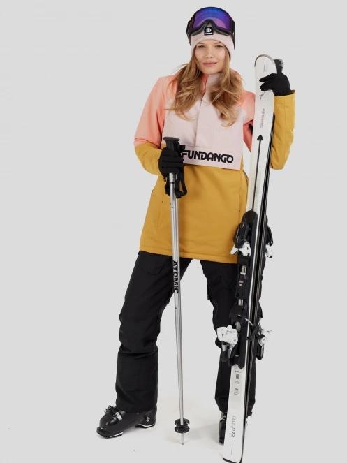 jacheta hanorac pt. femei Fundango Birch ECO Logo Anorak roz 4