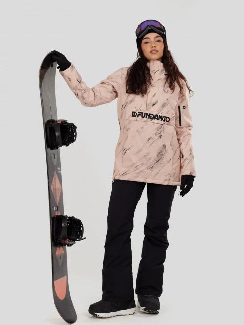 jacheta hanorac pt. femei Fundango Birch ECO Logo Anorak roz 4