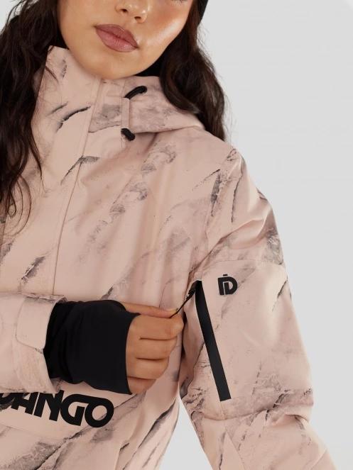 jacheta hanorac pt. femei Fundango Birch ECO Logo Anorak roz 6