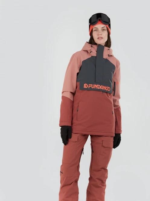 jacheta hanorac pt. femei Fundango Birch ECO Logo Anorak roz 5