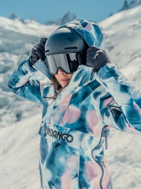 jacheta hanorac pt. femei Fundango Birch ECO Logo Anorak albastru inchis 9