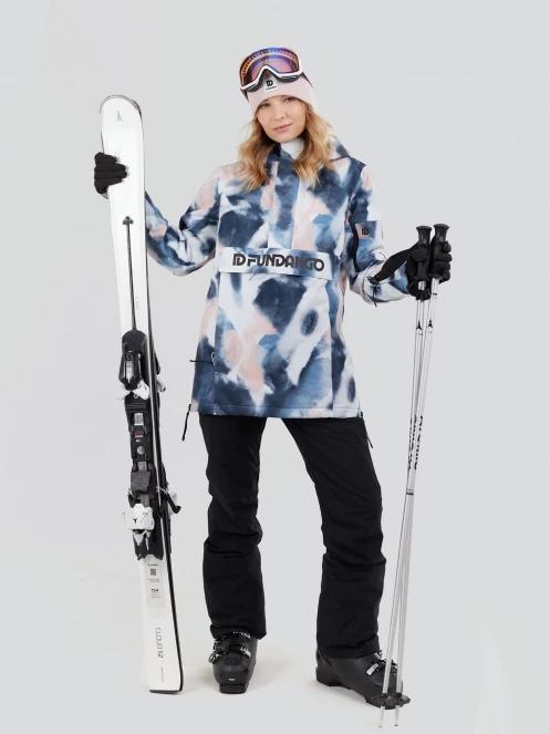 jacheta hanorac pt. femei Fundango Birch ECO Logo Anorak albastru inchis 4