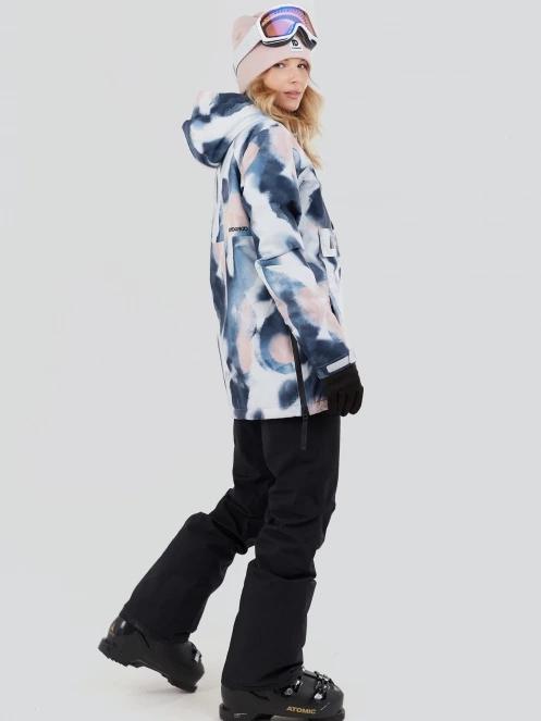 jacheta hanorac pt. femei Fundango Birch ECO Logo Anorak albastru inchis 5