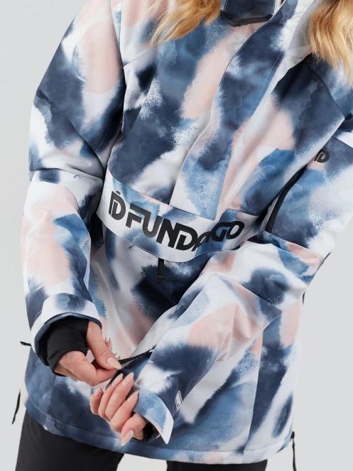 jacheta hanorac pt. femei Fundango Birch ECO Logo Anorak albastru inchis 7