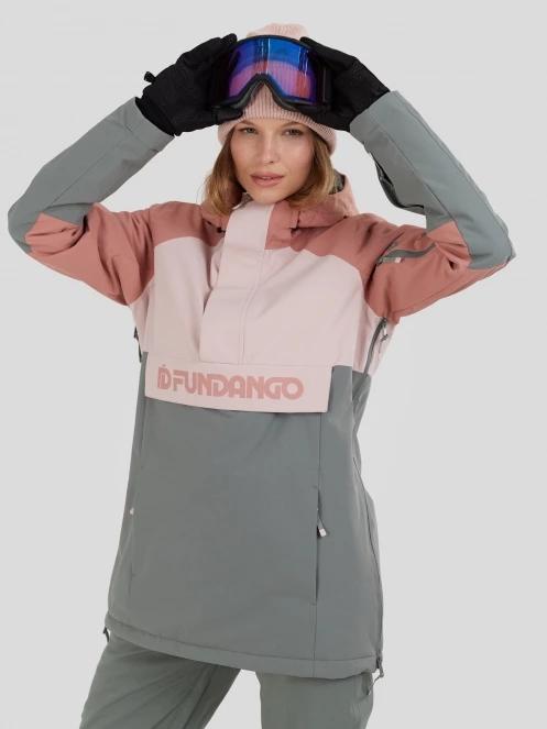jacheta hanorac pt. femei Fundango Birch ECO Logo Anorak verde 5