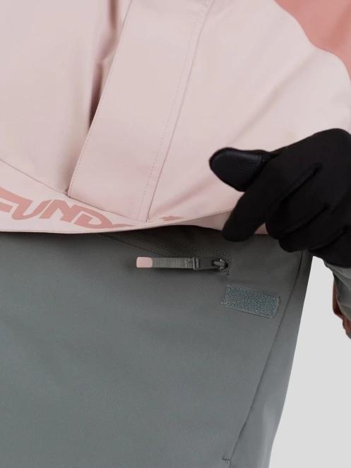 jacheta hanorac pt. femei Fundango Birch ECO Logo Anorak verde 7