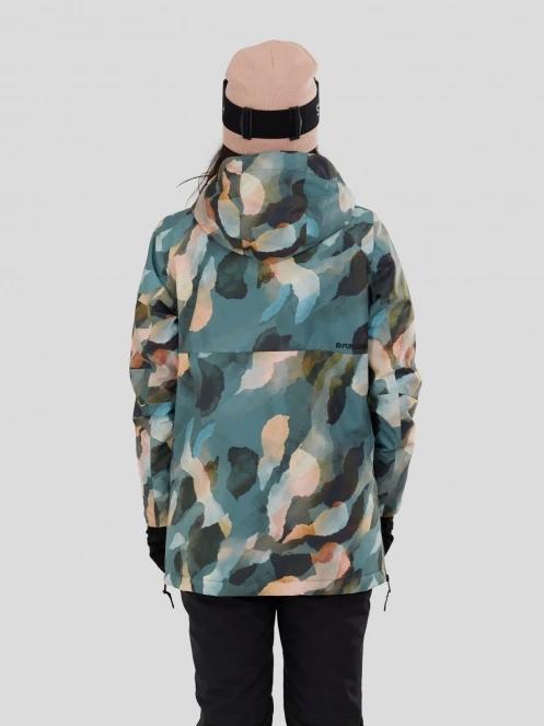 jacheta hanorac pt. femei Fundango Birch ECO Logo Anorak verde 3