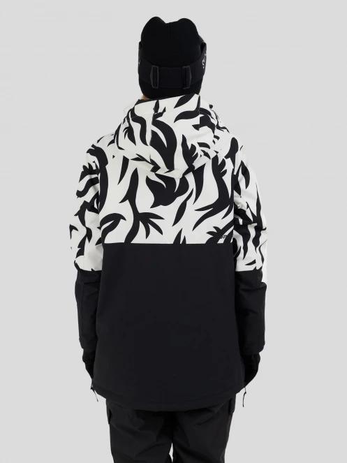 jacheta hanorac pt. femei Fundango Birch ECO Logo Anorak negru 3