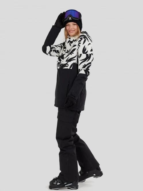 jacheta hanorac pt. femei Fundango Birch ECO Logo Anorak negru 5