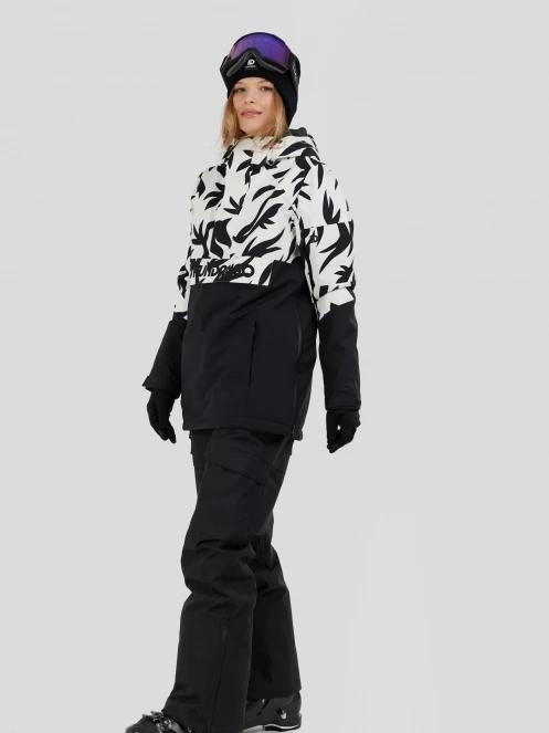 jacheta hanorac pt. femei Fundango Birch ECO Logo Anorak negru 6