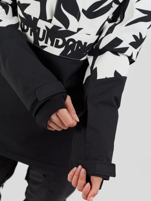 jacheta hanorac pt. femei Fundango Birch ECO Logo Anorak negru 8