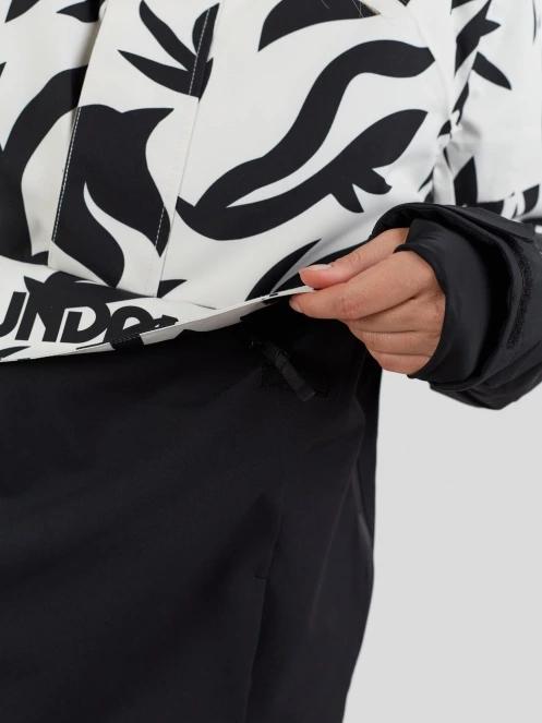 jacheta hanorac pt. femei Fundango Birch ECO Logo Anorak negru 9