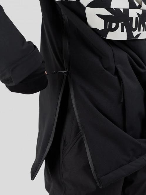 jacheta hanorac pt. femei Fundango Birch ECO Logo Anorak negru 10