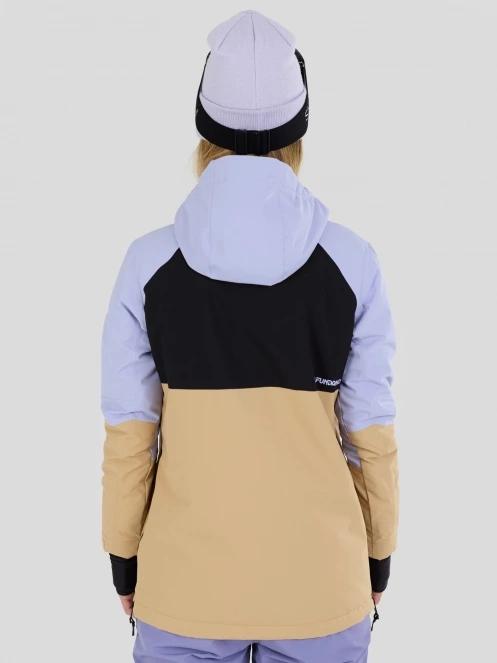 jacheta hanorac pt. femei Fundango Birch ECO Logo Anorak nisip 3