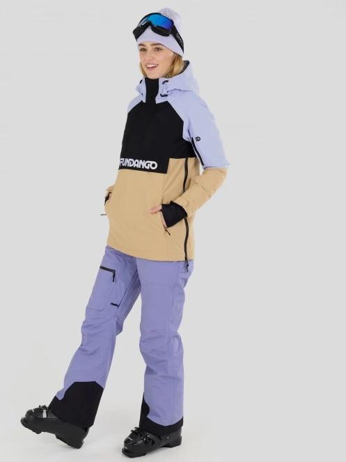 jacheta hanorac pt. femei Fundango Birch ECO Logo Anorak nisip 4
