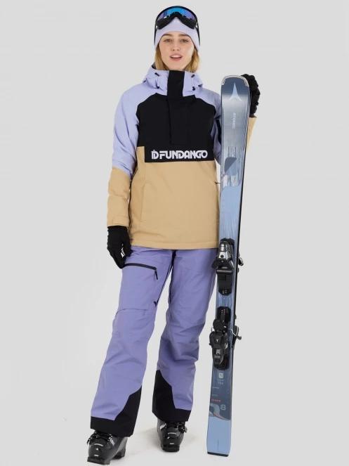 jacheta hanorac pt. femei Fundango Birch ECO Logo Anorak nisip 5