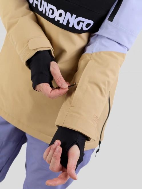jacheta hanorac pt. femei Fundango Birch ECO Logo Anorak nisip 7