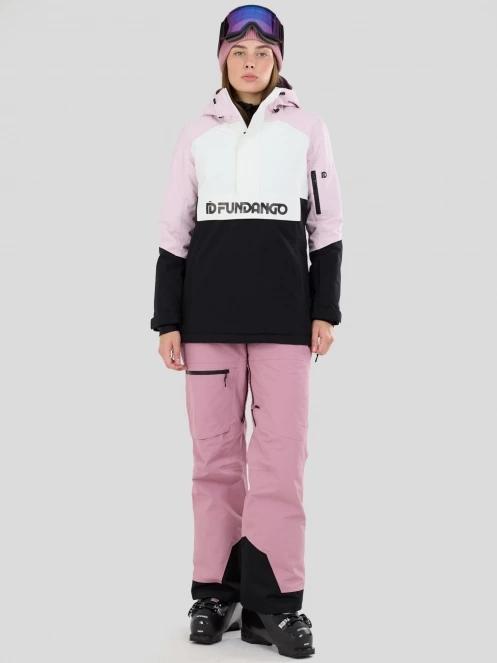 jacheta hanorac pt. femei Fundango Birch ECO Logo Anorak violet 4