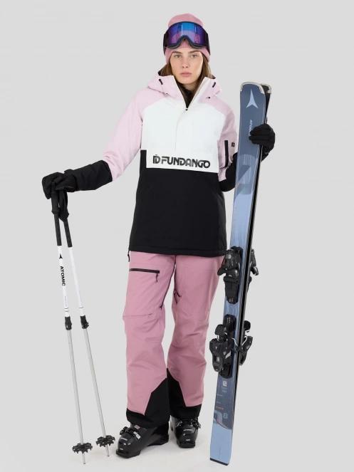 jacheta hanorac pt. femei Fundango Birch ECO Logo Anorak violet 5