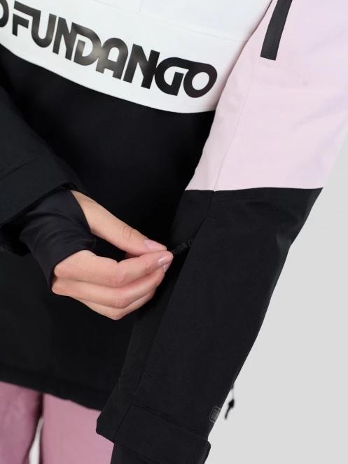 jacheta hanorac pt. femei Fundango Birch ECO Logo Anorak violet 10