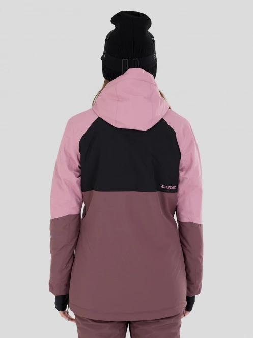 jacheta hanorac pt. femei Fundango Birch ECO Logo Anorak roz 3