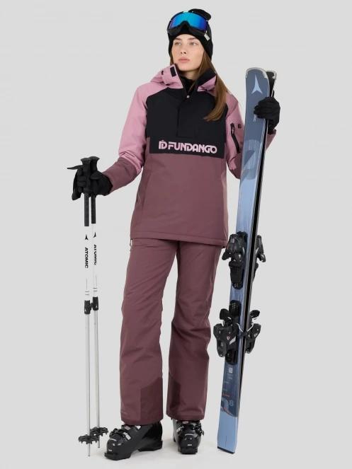 jacheta hanorac pt. femei Fundango Birch ECO Logo Anorak roz 4