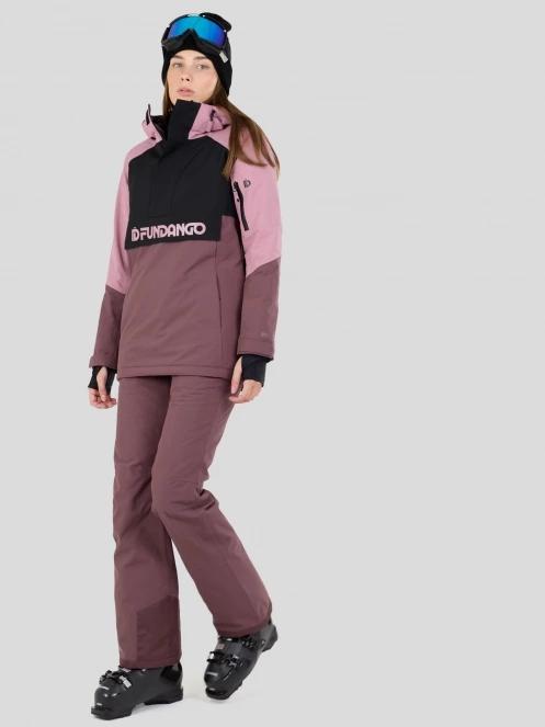 jacheta hanorac pt. femei Fundango Birch ECO Logo Anorak roz 5