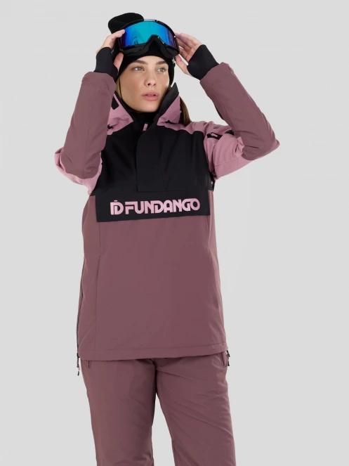jacheta hanorac pt. femei Fundango Birch ECO Logo Anorak roz 6