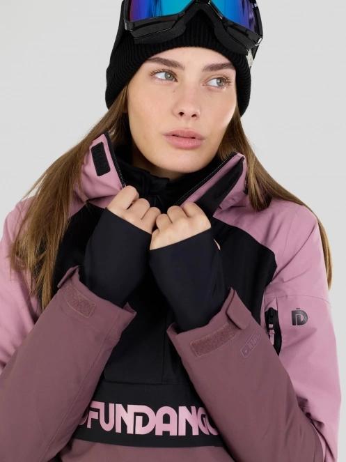 jacheta hanorac pt. femei Fundango Birch ECO Logo Anorak roz 7
