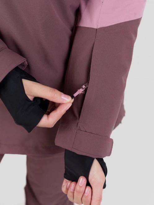 jacheta hanorac pt. femei Fundango Birch ECO Logo Anorak roz 10