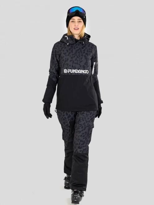jacheta hanorac pt. femei Fundango Birch ECO Logo Anorak gri 4
