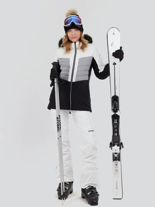 geaca de schi pt. femei Fundango Salina Padded Jacket alb 4