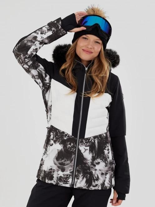 geaca de schi matlasata pt. femei Fundango Salina Padded Jacket alb 2