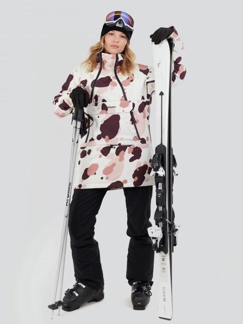 geaca de schi pt. femei Fundango Hooper ECO Anorak roz 4