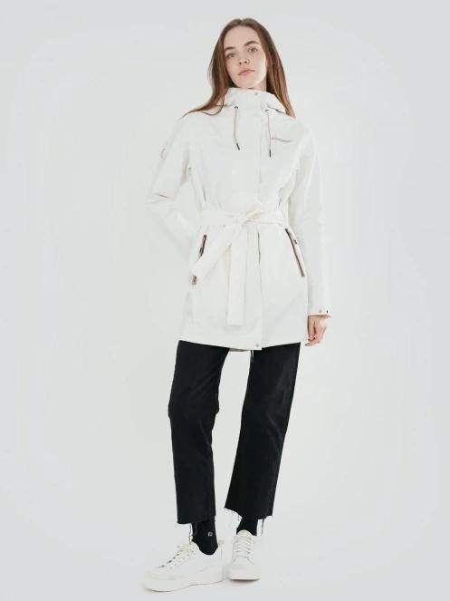 haine de ploaie pt. femei Fundango Regina II Waterproof Trench Jacket nisip 4